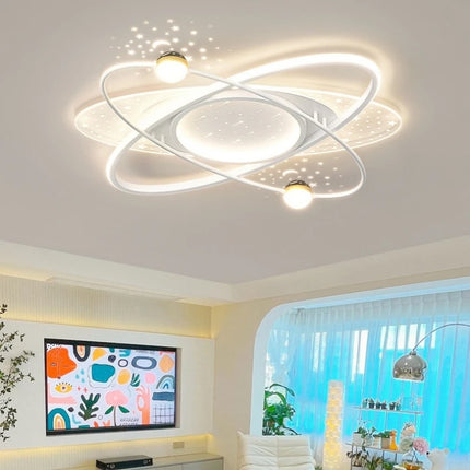 Modern LED Chandelier Light Luxury Starry Sky Home Decor Living Children's Room Bedroom Lamp Indoor Lighting Kids’ Pendant Ligh