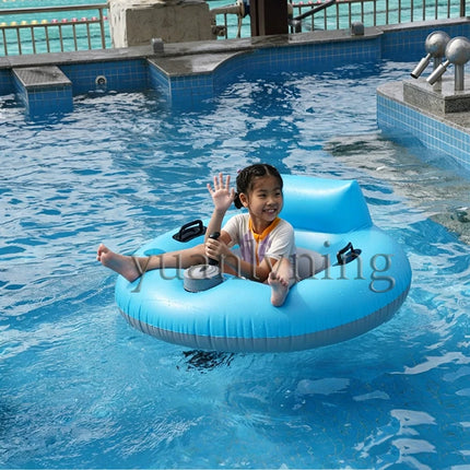Electric kid Inflatable Swim Ring Adult Inflatable Water Lounge Float Pool Floating Chair with Head Pillow for Lake Pool Beach