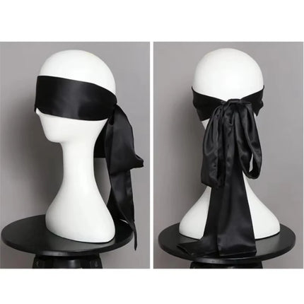 1PC Sexy Silk Sleep Mask Blindfold Gift High Quality BDSM Bondage Handcuffs Restraints Sex Toys Couples Adults Hot New Best
