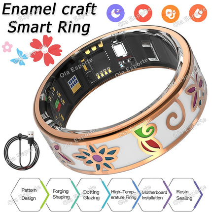 New Fashion Healthy Smart Ring IP68 Waterproof Wireless Call Heart Rate/Sleep/Blood Oxygen Monitoring For Android/IOS Men Women
