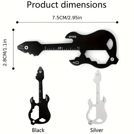 Mini Beer Bottle Opener Creative Musical Instrument Style Keychain Opener ,Multifunctional Gadgets ,Gift for Guitar Music Lovers