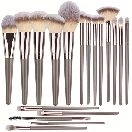 3-20PCS Makeup Brushes  Soft Fluffy Makeup Brush Set  Cosmetic Tools for Foundation Powder Eyeshadow Kabuki Blending Beauty Tool
