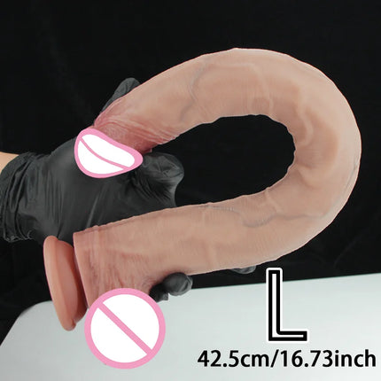 42.5cm Long Dildos Realistic Dildo Silicone Big Penis Soft Anal Sex Toys Suction Cup Big Dick For Women Men Adult Masturbators