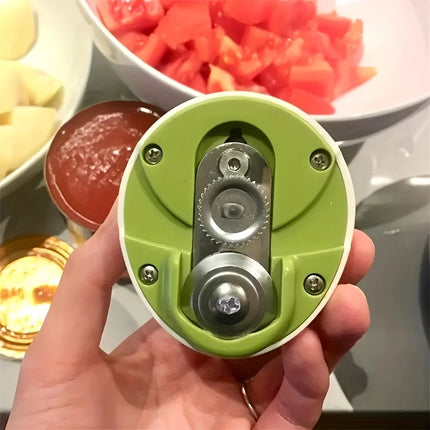 Portable Manual Can Opener Adjustable Anti Slip Kitchen Gadgets Easy Twist Release Open Jar Small Tools