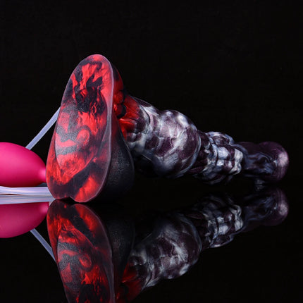 NNSX Huge Knot Squirting Horse Dildo Silicone Water Spray Anal Plug Anus Dilator Vagina Feamel Masturbator Penis for Woman