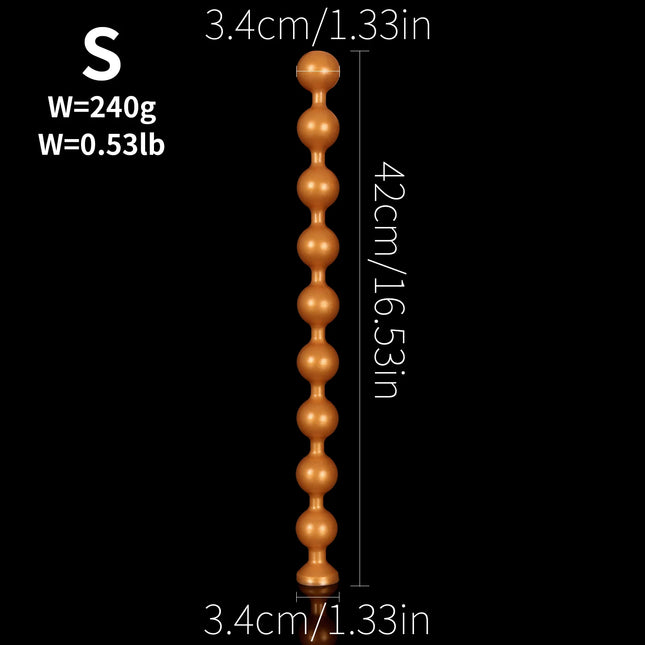 Long Huge Anal Butt Plug Dilator Silicone Huge Long Anal Beads Anal Balls Big Butt Anal Training Adult Sex Toy For Woman Man Gay