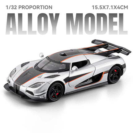 1:32 KNSG ONE 1 ONE-1 Miniature Toys Cars Alloy Diecast Models Boy High Simulation Miniature Holiday Present And Home Trendy Toy