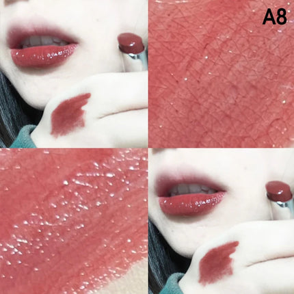 1Pc HERORANGE Water Gloss Mirror Lipstick Crystal Jelly Transparent Lip Stick Moisturizing Long-lasting Solid Lip Gloss Makeup