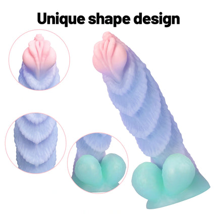 Alien Monster Dildo Anal Plug Liquid Silicone Butt Plug for Adult Masturbation Sex Toys G-spot Clitoris Massage Anus Stimulation