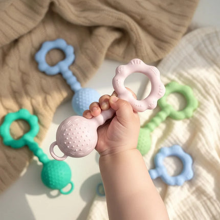Silicone Rattle Teether / Hochet Mordant Silicone