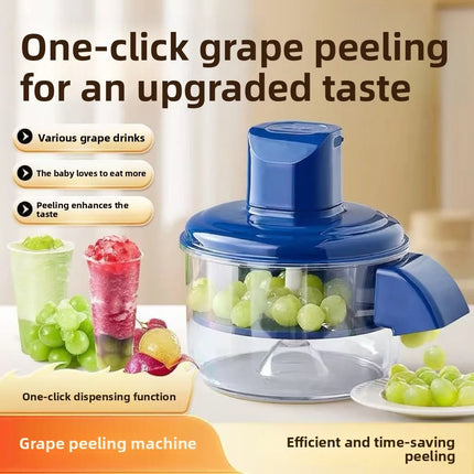 Electric Automatic Grape Peeling Machine Smart Home & Commercial Use Fruit Vegetable Peeler Efficient Kitchen Tool