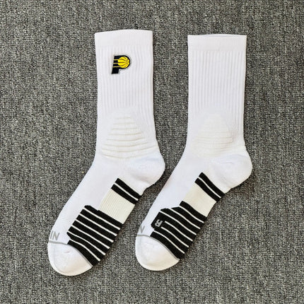 Men's Mid-Calf Basketball Socks Thickened Training And Competition Professional Sports Socks Anti-Slip And Friction-Resistant
