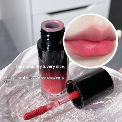 1Pc HERORANGE Mirror Water Light Lip Gloss Mirror Lasting Liquid Lipstick Moisturizing Lip Tint Natural Nude Lip Makeup Cosmetic