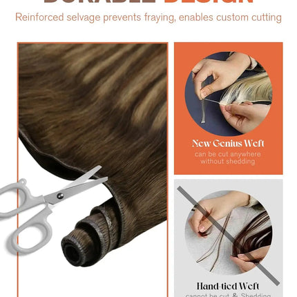 Sunny Hair Genius Weft Hair Extensions Human Hair Sew in Extensions Genius Human Hair Wefts Brazilian Hair For Women