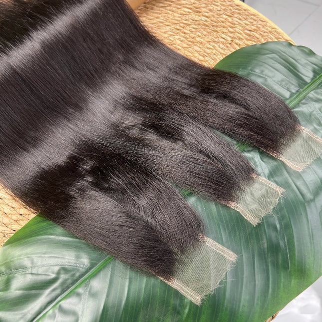 Light Yaki Straight 2x6 HD Lace Closure Deep Parting Preplucked Bleached Knots Lace Natural Color 100% Raw Virgin Human Hair