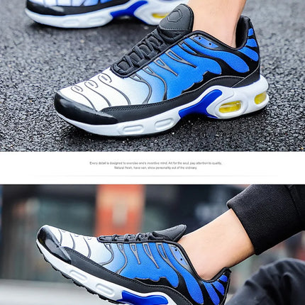 Casual Breathable Running Shoes Men's Large Size Outdoor Sports Sneakers Fashionable Korean Style Couple Matching Footwear