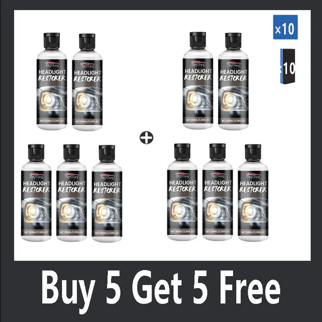 Headlight Repair Spray for Car Refurbishment Anti-Oxidation Coating Car Lamp Polishing Agent Scratch Restoration Dirt Clean