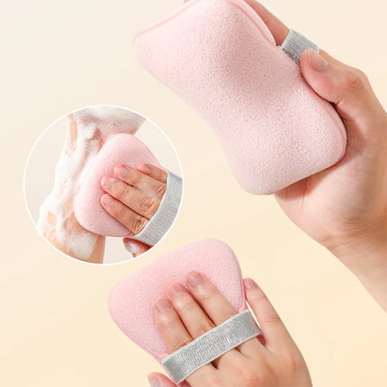 Bath Sponge Face Wash 2-in-1 Soap Bag Soft Clean Puff Reusable Makeup Remover Exfoliating Pads For Daily Cleansing Skin Care