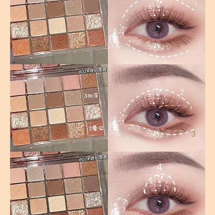 20 Colors Eyeshadow Palette Matte Makeup Products Women Cosmetics Korean New Beauty Health Long Lasting Eye Shadow Pallet