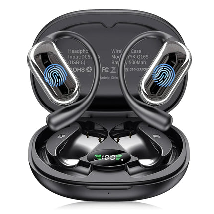 AI Translation Earbuds BT 5.4 Headphones Translator with 144 Languages OWS Real-Time Earphones Ear Buds for Travel Business