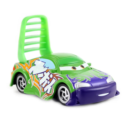 Disney Cars Electroplated Golden Racing Car 1/55 Metal Die Casting Model Alloy Material Anime Figure Kids Toys Birthday Gifts