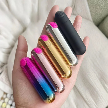 Powerful USB Charge Bullet Vibrator Clitoris Stimulator G-Spot Vagina Massage Adult Erotic Sex Toys For Woman Female Masturbator