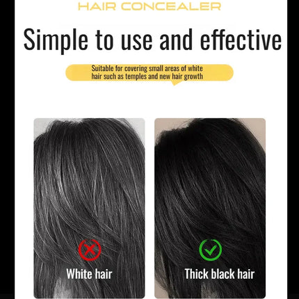 YP1205 Instant Black Covera Waterproof and Sweatproof Hair Dye Stick Disposable White Hair Coloring Comb  Hairline Root Conceale