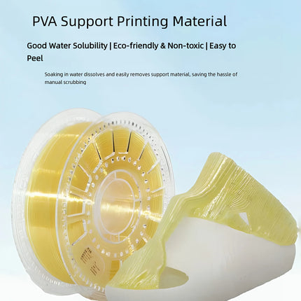 PVA 3D Printer Filament Water Soluble Support Material 1.75mm Easy Peel Dissolvable Filament for FDM High Quality 3D fiilament