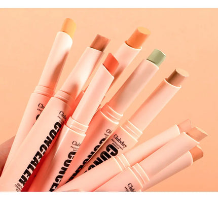 Orange Green Contour Concealer Stick Waterproof Matte Concealer Full Cover Acne Dark Circles Nude Foundation Makeup Corrector