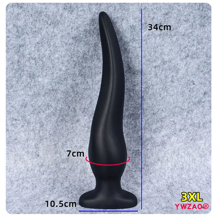 YWZAO Butt Anus Fisting Women Ass Anal Men Cunt Dildo Prostate Masturbators Products Cosplay Couple Adult Plug Long Tongue G92