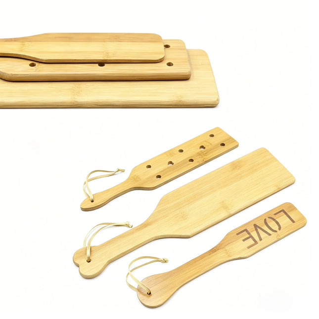 Natural Bamboo Spanking Paddle BDSM Bondage Slapper Discipline Adult Sex Toy for Women Men Queen SP Role Play Games Fetish Gear