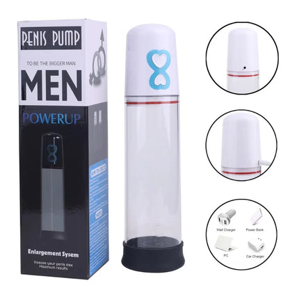 Automatic Electric Penis Pump Male Blowjob Sucking Trainer Enlargement Extender Lasting Vacuum Suction Machine Sex Toys for Men