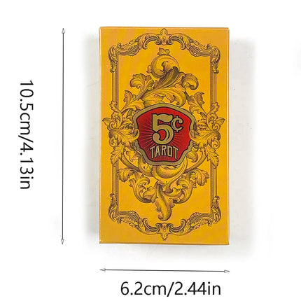 Hot-selling 5 Cent Tarot Cards A 82 Deck Oracle English Visions Divination Edition Past Present Future Borad Playing Games