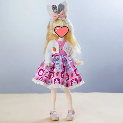 Fashion 30cm Doll in Costume Cloth Accessories Sweet 30cm Doll Dress Set Colorful Cute 30cm Doll Dress Clothes Girls Toy