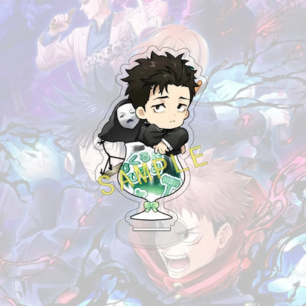 Anime JUJUTSU KAISEN 10CM Acrylic Cute Character Yuta Okkotsu Standing Model Desktop Decoration Fan Gift Keychain