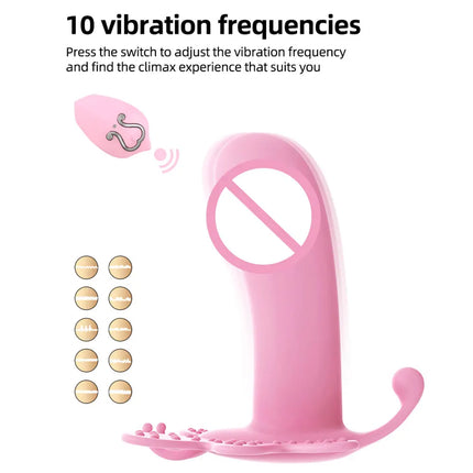 Powerful Wearable Vibrator Wireless Panties Dildo Vibrator for Women G Spot Clitoris Stimulator Vagina Massage Erotic Sex Toy