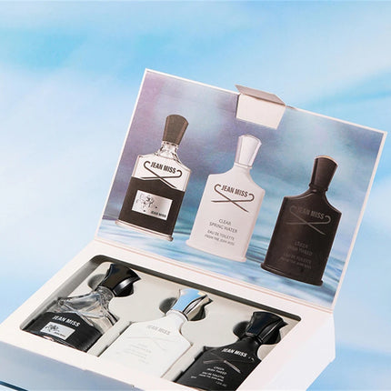 Fresh Natural 90ml Perfume Men Gift Box 3pcs Set Lasting Cologne Scent Perfumy Męskie Charming Man Perfumes Hombres Originales