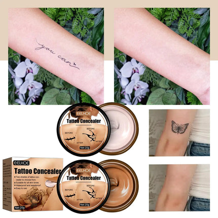 20g Tattoo Concealer Waterproof Lasting Tattoo Cover Cream Body Makeup Cosmetics Tattoo Cover Tool Body Foundation Makeup