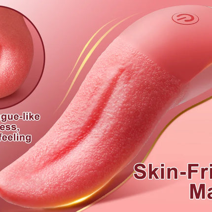 Clitoral Nipple Licking Vibrator Vaginal Anal Orgasm Stimulator with 10 Vibration Modes Adult Sex Toys for Couples Pleasure Game