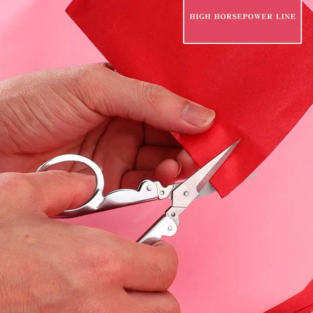 Portable Folding Scissor Pocket Travel Embroidery Scissors Mini Tailor Scissors Sewing Tools Multi Functional Stretching