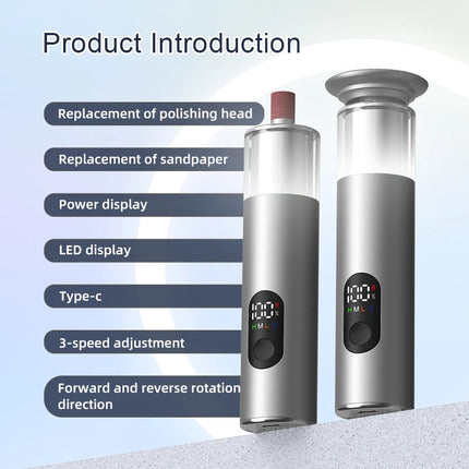 High Quality Electric Foot Callus Remover, Auxiliary Lighting, Unisex, with 30pcs Sandpaper Discs, electric Callus Remover Tool
