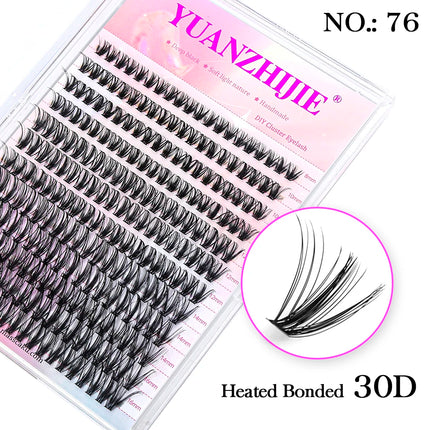 Super Cheap MASSCAKU Segemented DIY Handmade Make up Fake Lashes Cosplay Eyelashes Brush Bond maquillaje Makeup Products Fan