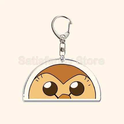 The Owl House Keychain Luz Noceda King Eda Hooty Acrylic Key Chain Pendant Key Ring Keychains for Bag Pendant Aaccessories Gift