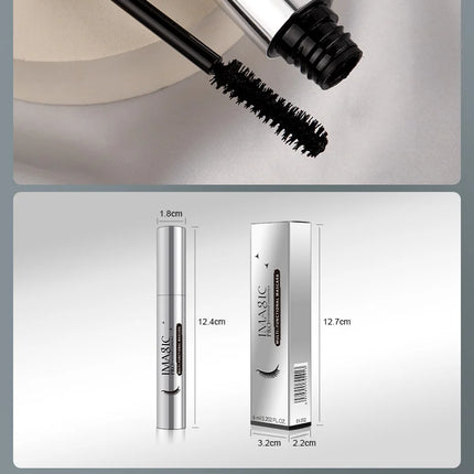 IMAGIC Black Mascara 4D Silk Fiber Waterproof Long Lasting Extension Volume Thick Effet Lengthens Eyelashes Eye Makeup Cosmetics