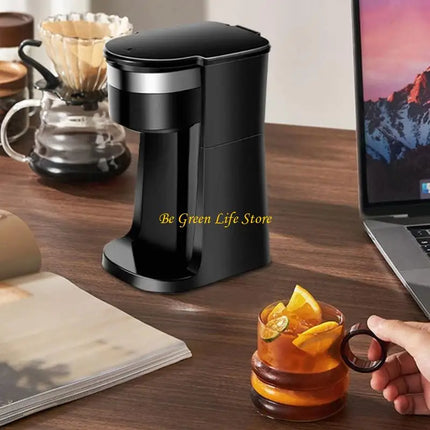 M7DF European 220V Coffee Maker With Affixed Cup ABS Plastic Fast Boil Technology Perfect For Home And Workplace