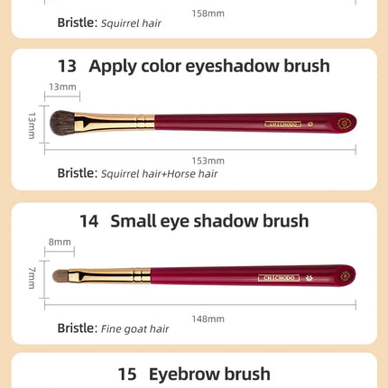 CHICHODO Luxury Makeup Brush All Kinds of Professional Beauty Brush Soft High Quality Animal Hair Brush Cosmetics Tool