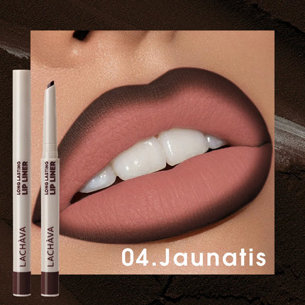 1pc Matte lip liner pen, long-lasting water and sweat resistant, twisted design - easy to apply, suitable for all skin types