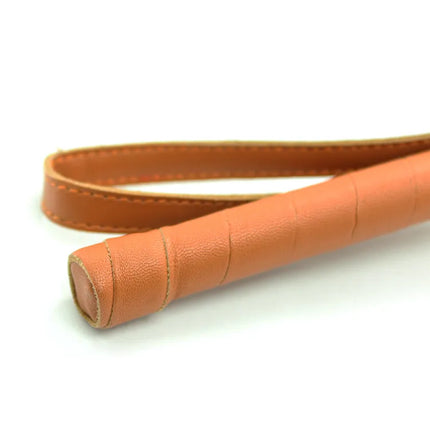 PU/Real Leather Flirting Whip BDSM Bondage Fetish Flogger Straight Long Whip Horse Riding Spanking Sex Toys for Couples Women
