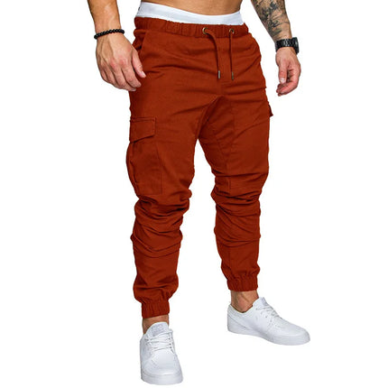 High Quality Khaki Casual Pants Men Military Tactical Joggers Camouflage Cargo Pants Multi-Pocket Fashions Black Army Trousers