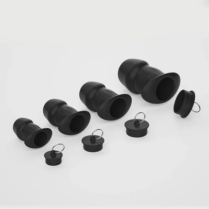 Hollow Silicone Anal Bead Butt Plug Anus Dilator Tunnel Expansion Enema Prostate Massage Sex Toys for Women Men Masturbation